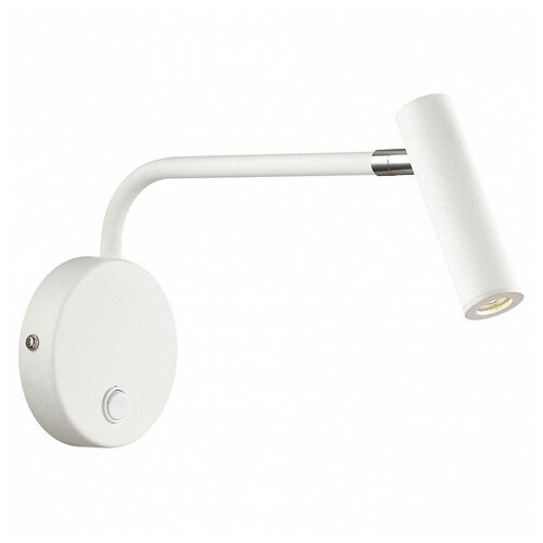 фото Бра favourite, 1х3w, белый, размеры (мм)-60х100х120, 3000к, плафон - белый