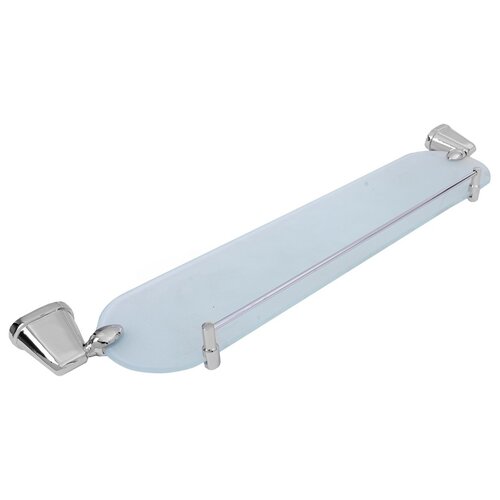 Полка стеклянная с бортиком Аквалиния