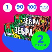 Петарды "Зебра" комплект из 2х пачек х 100 петард / МП2 Мегапир / корсар 2