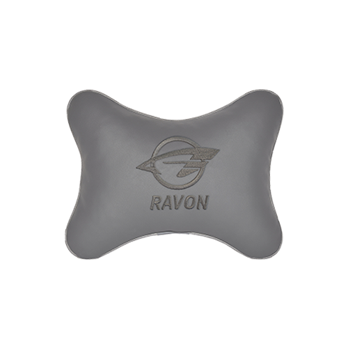 фото Подушка на подголовник экокожа l.grey ravon vital technologies