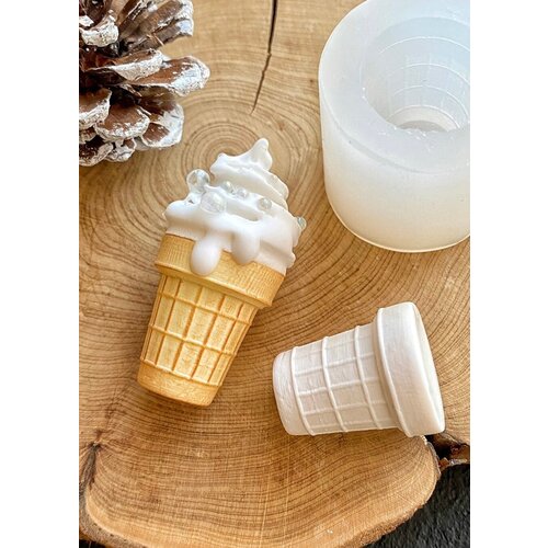 Силиконовый молд Вафельный рожок