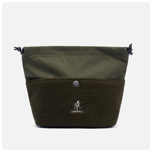 фото Сумка gramicci boa fleece chalk pouch оливковый, размер one size