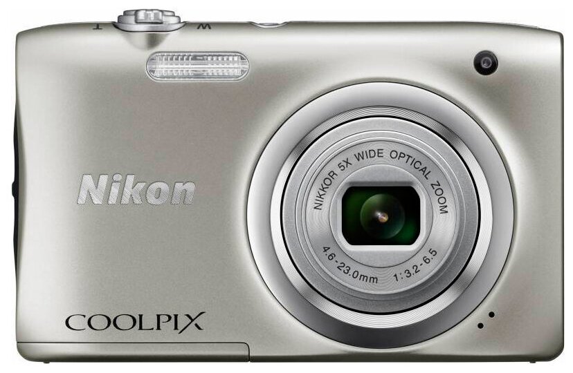 Фотоаппарат Nikon Coolpix A100, серебристый