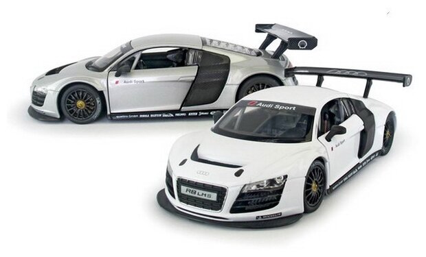 Машина р/у 1:24 AUDI R8 белый