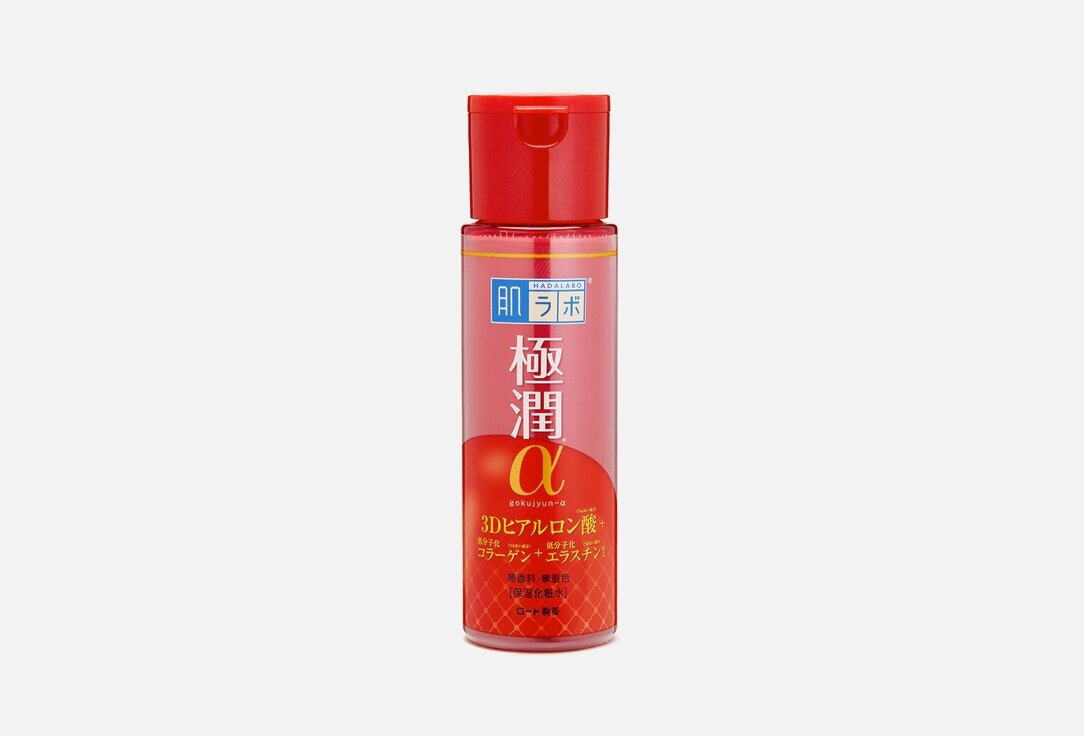 Лосьон для лица питательный HADA LABO gokujyun alpha lotion / объём 170 мл