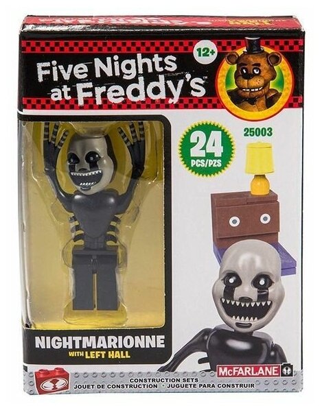Конструктор Кошмарион (Five Nights at Freddy's Left Hall with Nightmarionne Micro Set) 24 детали