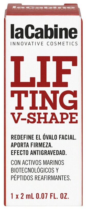 LA CABINE - LIFTING V-SHAPE AMPOULES моделирующая сыворотка-филлер для лица в ампулах 1х2мл