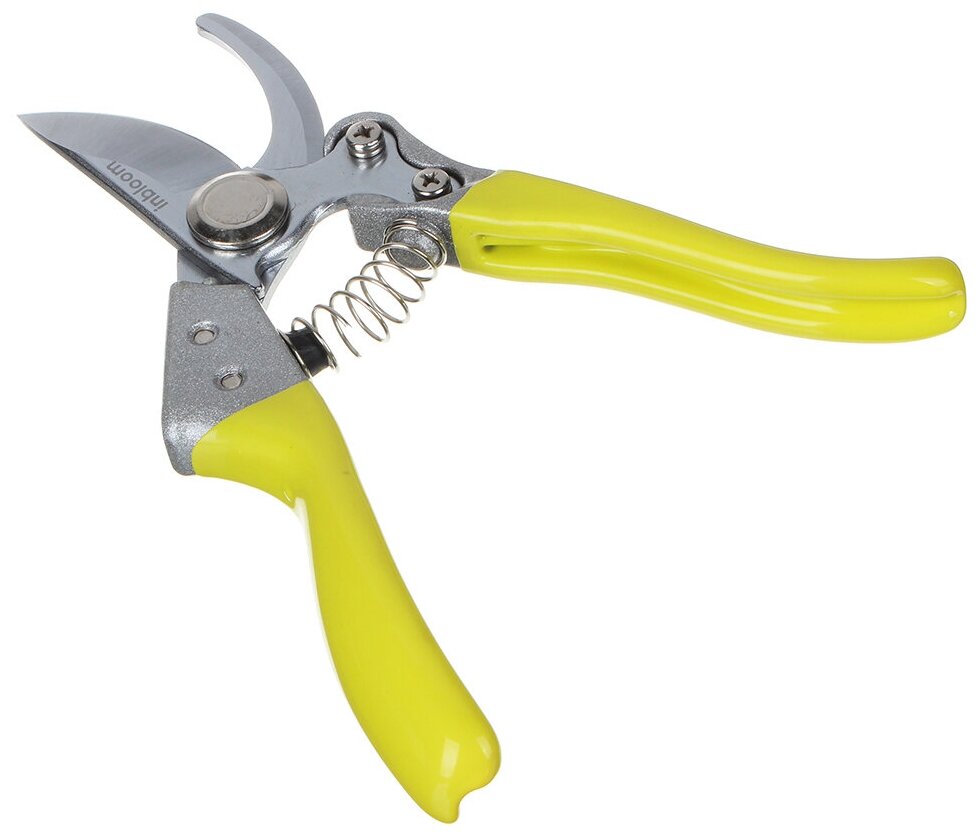 фото INBLOOM Секатор садовый, 21,5см, обрезиненная ручка, сталь 65М