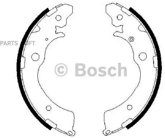 BOSCH 0986487440 0 986 487 440_колодки барабанные!\ Honda Accord 1.8i/2.0i 16V 90-92