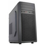 Корпус Accord M-02B черный без БП mATX 1x80mm 2x120mm 2xUSB2.0 - изображение