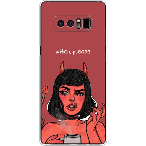 Силиконовый чехол на Samsung Galaxy Note 8 / Самсунг Галакси Нот 8 Evil Girl пластиковый чехол vaper girl 3 на samsung galaxy note 4 самсунг галакси нот 4