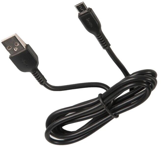 Cable / Кабель USB носо x13 Easy для Micro USB, 2.4 A, длина 1.0 м, черный