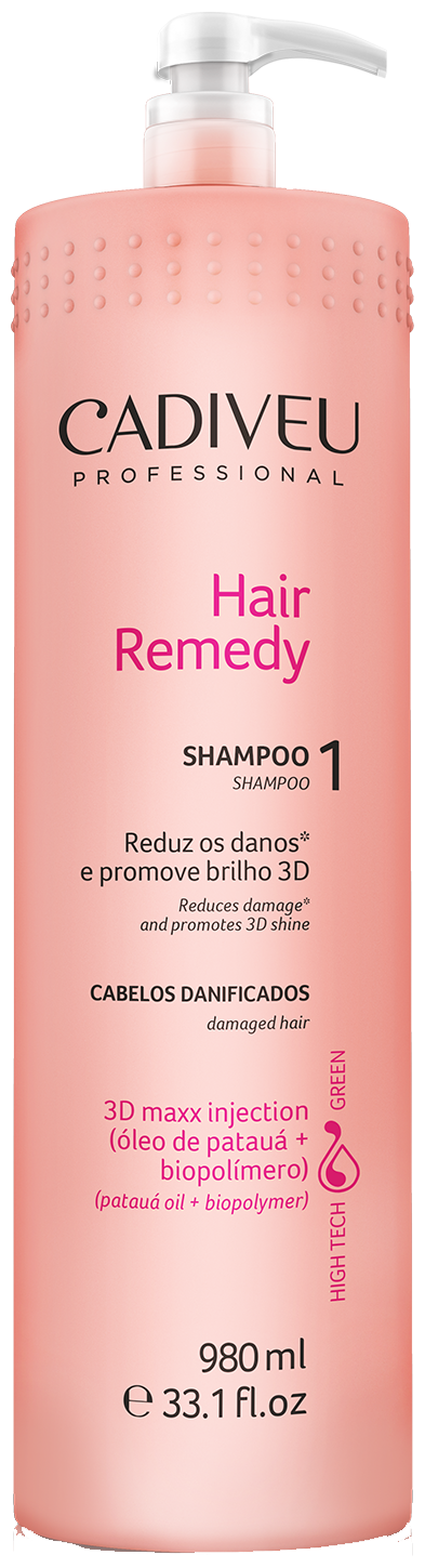 Cadiveu Professional шампунь Hair Remedy 1 Восстанавливающий, 980 мл