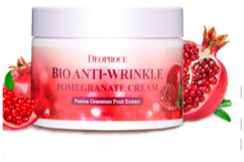 Deoproce Bio Anti-Wrinkle Pomegranate Cream Крем для лица c экстрактом граната, 100 мл