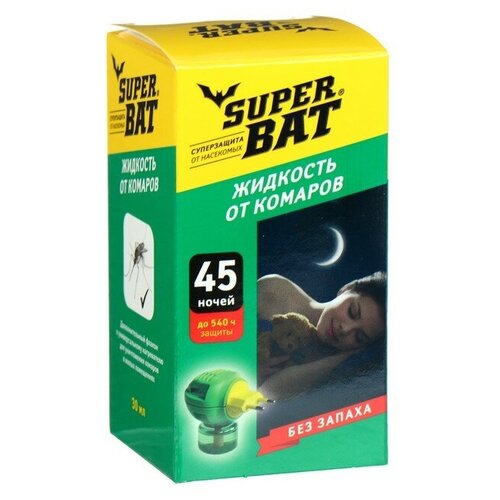 Super Bat Дополнительный флакон-жидкость от комаров 