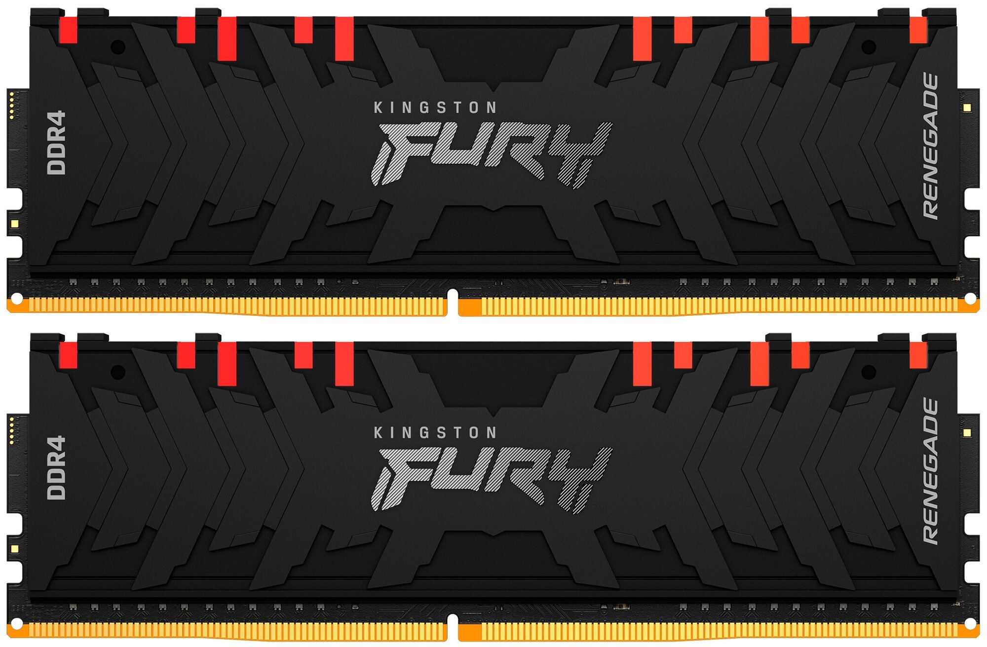 Оперативная память Kingston FURY Renegade RGB 16 ГБ (8 ГБ x 2 ) DDR4 4000 МГц DIMM CL19 KF440C19RBAK2/16