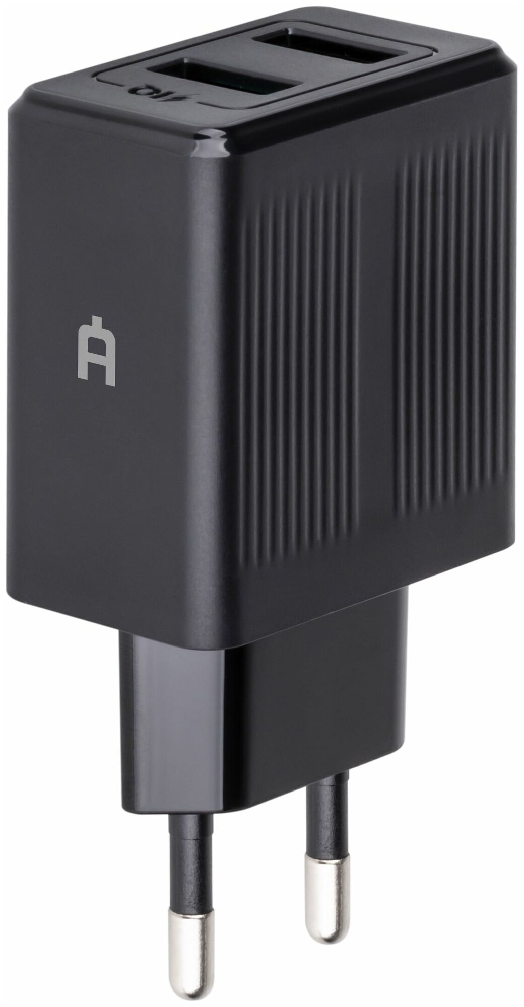 Сетевое зарядное устройство Alteracs 2xUSB AA12 Black - фото №2