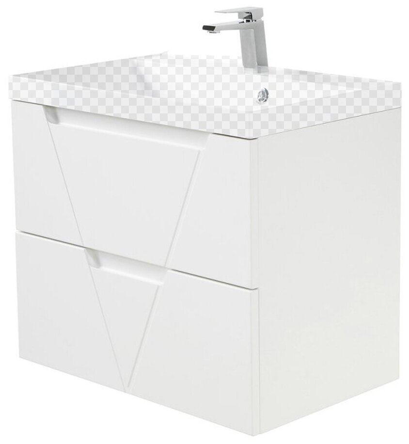 База под раковину BelBagno VITTORIA-700-2C-SO-BO-P Bianco Opaco