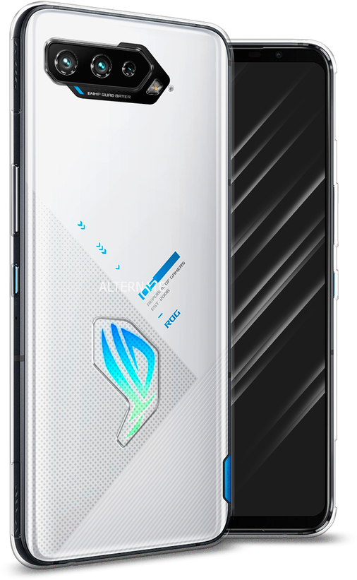 Силиконовый чехол на Asus ROG Phone 5S / Асус Рог Фон 5S, прозрачный