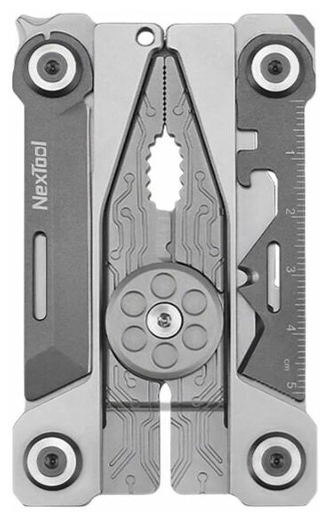 Мультитул NexTool NE20182 Mini 14-in-1 EDC Multifunction Tool Серый - фотография № 2