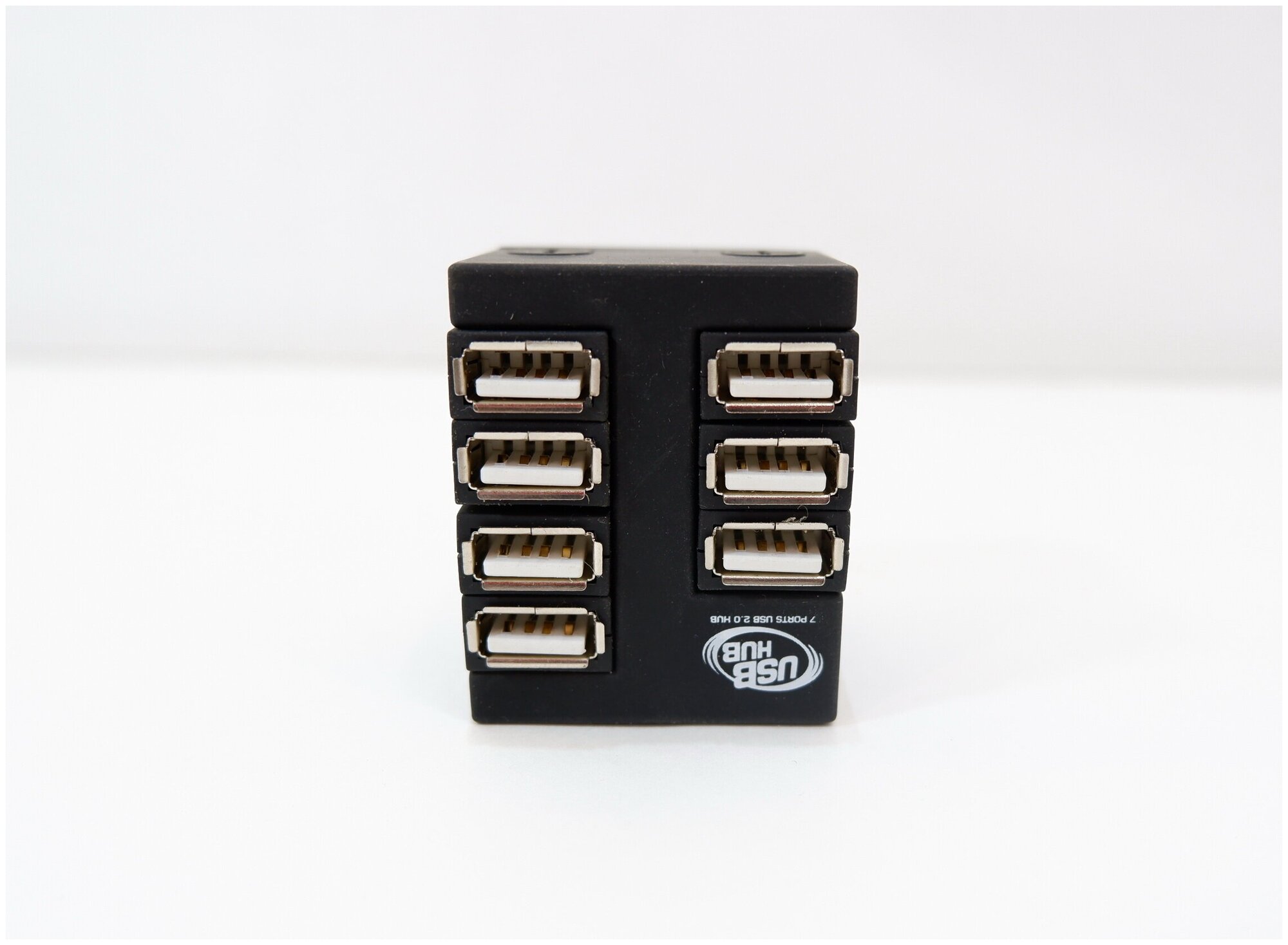 USB-концентратор USB-хаб КУБ 7 портов черный