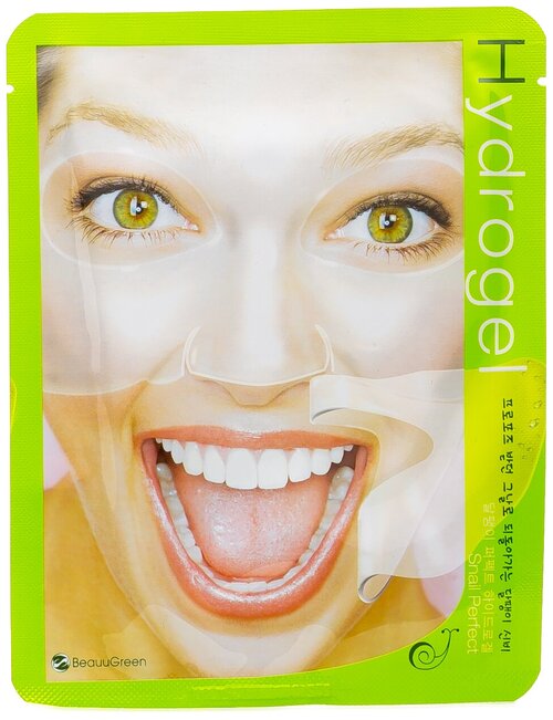 Beauugreen Гидрогелевая маска с фильтратом секреции улитки Snail Perfect Hydrogel Mask, 28 г, 28 мл