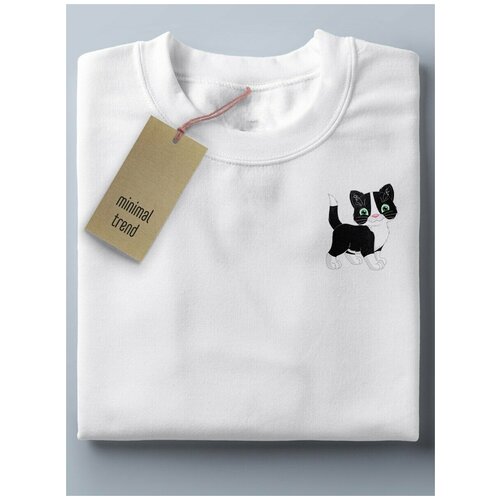 Футболка minimal trend, размер M, белый