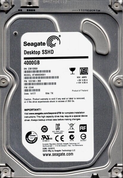 Жесткий диск Seagate 1CE168 4Tb 7200 SATAIII 3.5" HDD