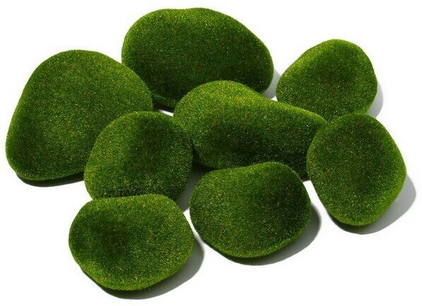 Мох искусственный «Камни» набор 8 шт Greengo