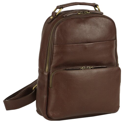 фото Рюкзак bufalo, фактура гладкая, коричневый