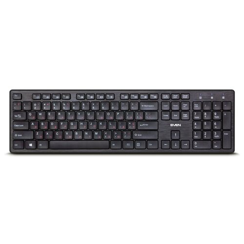 Клавиатура беспроводная Sven KB-E5800W, Black