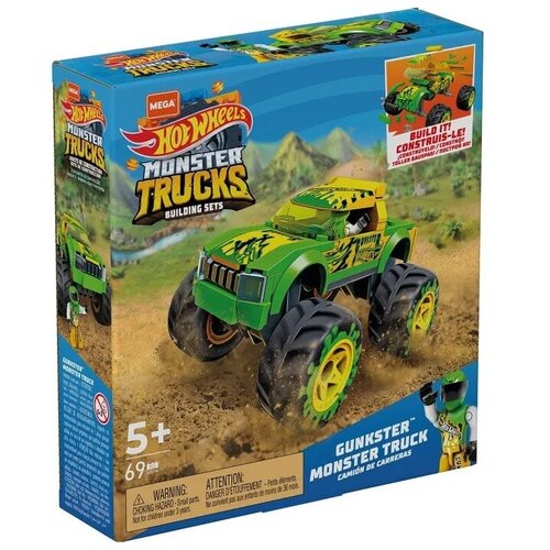 Конструктор Mega Construx Hot Wheels Монстр-трак Гангстер