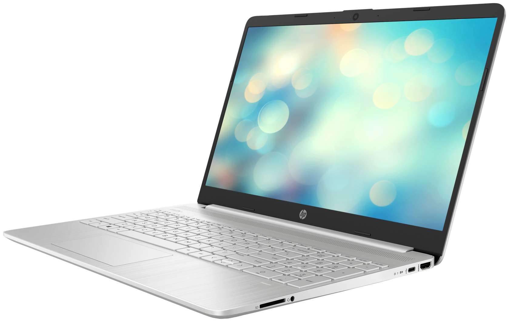 Ноутбук HP 15s-eq2021ur Ryzen 5 5500U 16Gb SSD512Gb AMD Radeon RX Vega 7 15.6 IPS FHD 1920x1080 Free DOS silver WiFi BT Cam, 3B2U5EA