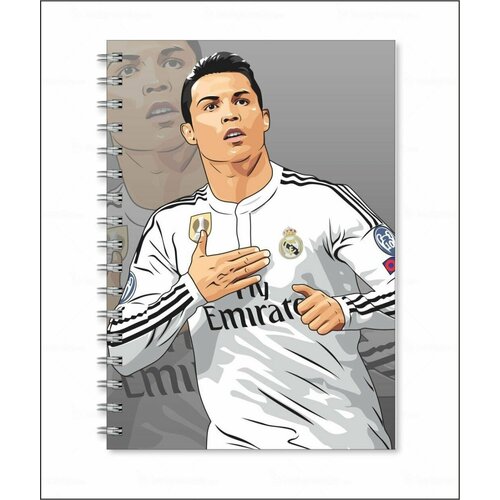 Тетрадь футбольный клуб Реал Мадрид - Real Madrid № 51 хлопковые футболки print bar фк реал мадрид club de futbol