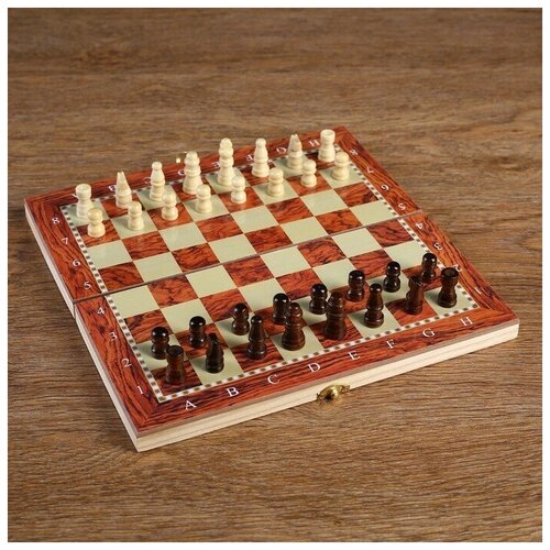 Настольная игра 3 в 1 'Монтел': нарды, шашки, шахматы, 24 х 24 см настольная игра 3 в 1 шашки шахматы нарды
