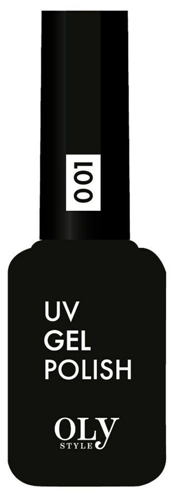 Olystyle гель-лак для ногтей UV Gel Polish, 10 мл, 001 черный