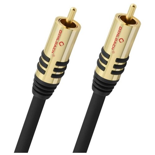 Кабель сабвуферный 1xRCA-1xRCA Oehlbach 21540 Performance NF Sub Black 10.0m