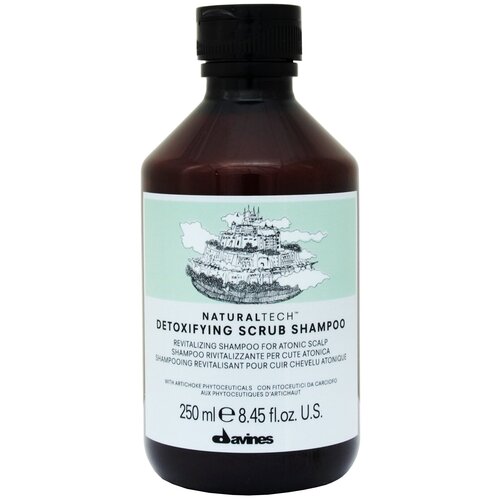 Davines NaturalTech Detoxifying Scrub Детоксирующий шампунь-скраб, 100 мл