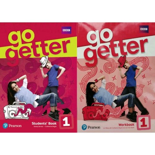 Go Getter 1 English Edition Student's Book + Workbook with CD-disk / Zervas S. & Bright C. / Pearson