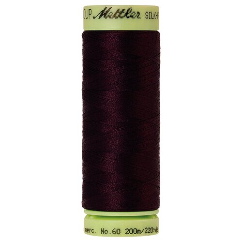 Нить для машинного квилтинга SILK-FINISH COTTON 60, 200 м 100% хлопок 0793 Mahogany ( 9240-0793 )