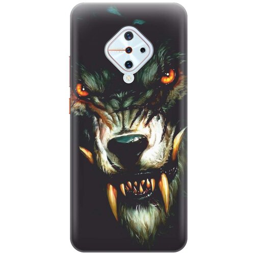 фото Cиликоновый чехол на vivo v17 / виво в17 с принтом "злой оборотень" gosso
