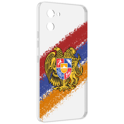 Чехол MyPads флаг герб Армении для UMIDIGI G1 задняя-панель-накладка-бампер