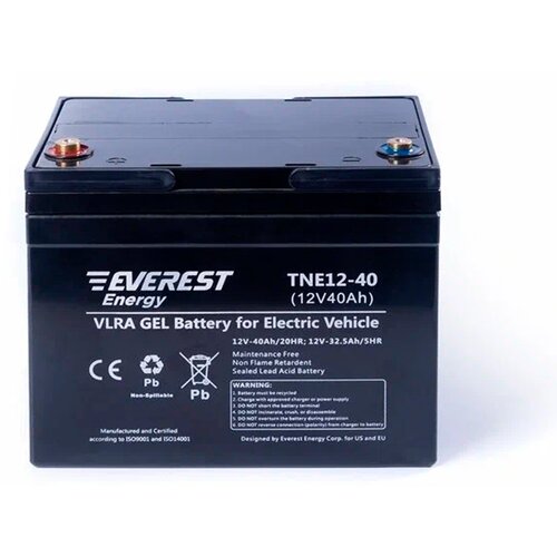 Аккумулятор Everest Energy TNE 12-40 (12 В/С5 34 Ач/С20 40 Ач)