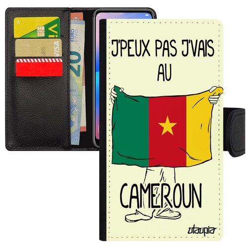 фото Чехол-книжка для мобильного iphone se 2020, "еду в камерун" патриот флаг utaupia