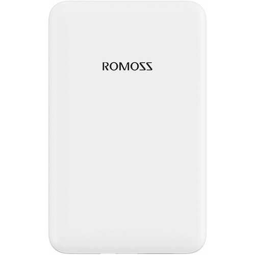 Мобильный аккумулятор Romoss WSS05 5000mAh PD 3A беспров. зар. белый