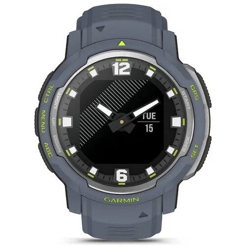 Гибридные смарт-часы Garmin Instinct Crossover синие 4999000₽