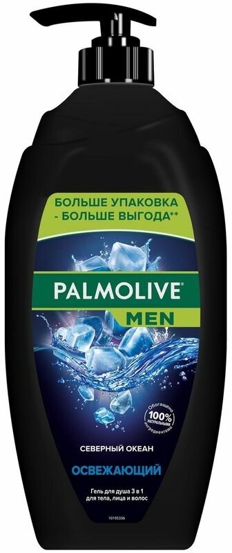 Гель для душа и шампунь Palmolive Men Северный океан