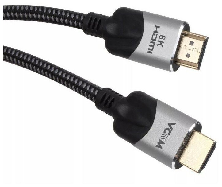 Кабель интерфейсный HDMI VCOM 19M/M,ver. 2.1, 8K/60Hz 3m - фото №2