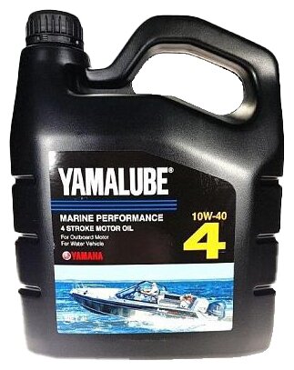 Моторное масло Yamalube 4 SAE 10W-40 API SJ Marine Mineral Oil (4 л) 90790BS45200 / 90790BS45600 / 90790BS46600