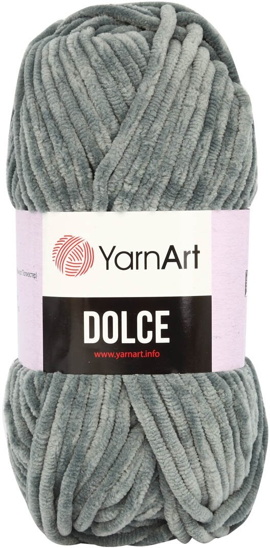 Пряжа для вязания YarnArt 'Dolce' 100гр 120м (100% микрополиэстер) (760 серый), 5 мотков